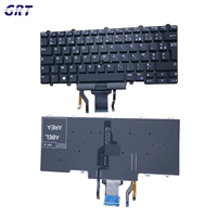لوحة مفاتيح لابتوب بتصميم FR لأجهزة Dell E5450 E7450 E5470 E7480، لوحات مفاتيح أصلية بسعر المصنع وجودة عالية