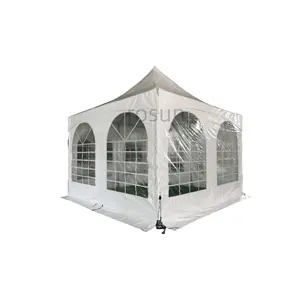 Bodenpreis PVC-Dach Polyester beschichtetes Party-Pagoda-Zelt 10 × 10 m für Veranstaltungen