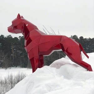 Adorno de césped al aire libre tamaño real tamaño grande fibra de vidrio resina patio arte jardín decoración Pit Bull escultura <span class=keywords><strong>Pitbull</strong></span> perro estatua para la venta - Product Image 2