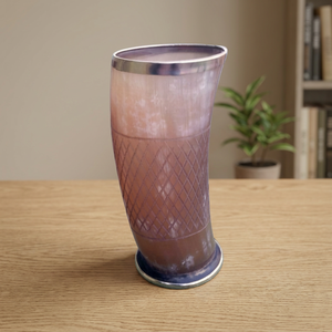 Luxury Full-Size Organic Material Polished Round-Shaped Eco-Friendly Animal Theme Art <b>Collectible</b> Drinkware Complete Set BS - Product Image 1