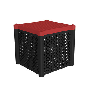 Boîte de rangement pour médias filtrants d'aquarium, cube en maille creuse avec culture de bactéries pour la purification de l'eau, matériau PP - Product Image 1