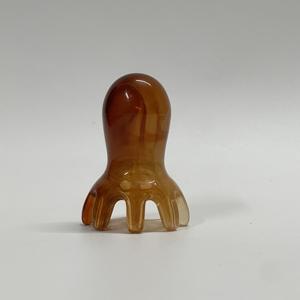 Customized Color Large Size Stock Colorful Acrylic Crafts Handmade Portable Octopus Shape Guasha Comb for Massage - Product Image 4