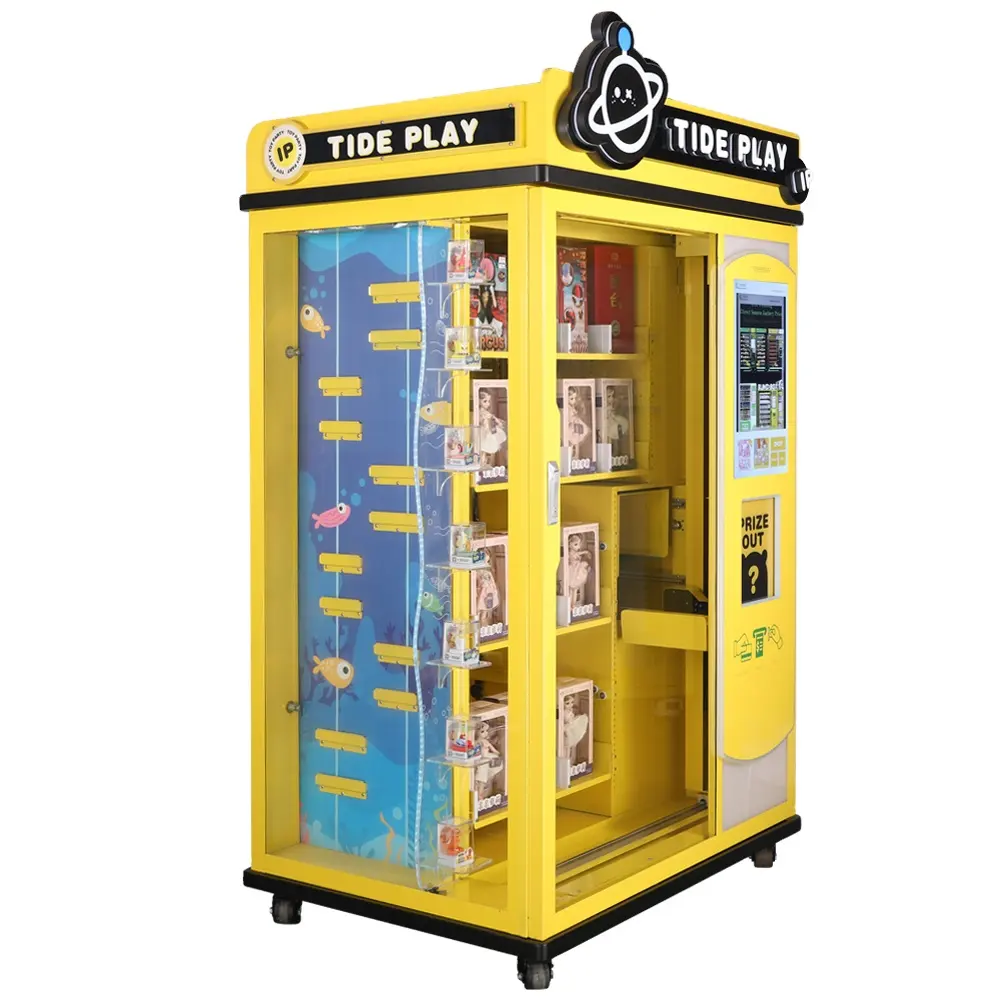 Lighting XY elevator wifi system adjustable slots blind gift toy doll touch screen secret box vending machine