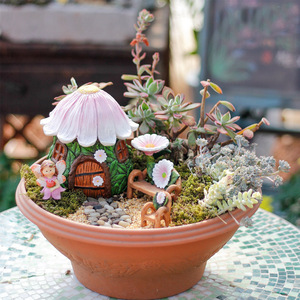 Miniatures en résine, accessoires de jardin féerique, bricolage, maison de poupée, Kit d'ornements pour la décoration de la maison de poupée - Product Image 2