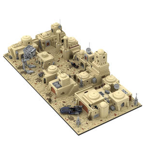 Bloques de construcción MOC <span class=keywords><strong>Tatooine</strong></span> MOS Eisley Cantaina, 14860 Uds., modelo de montaje de ladrillos, Colección, juguetes, regalo de Navidad, Uds. - Product Image 2