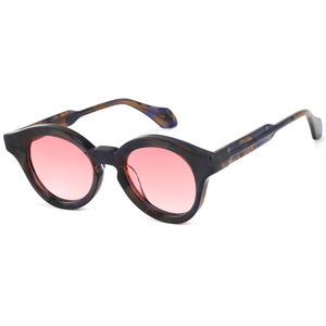Lunettes de soleil unisexes œil de chat à monture intégrale, verres dégradés marron, protection UV400, protection solaire pour adultes - Product Image 4