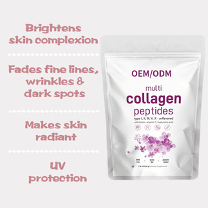 Péptidos de Colágeno en Polvo Sabor Plátano, Péptidos Hidrolizados para Piel, Cabello, Uñas y Articulaciones, Fácil de Mezclar y Disolver, Vegano, Sin OMG - Product Image 2