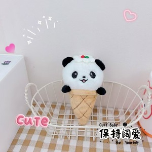 Lindo llavero colgante <span class=keywords><strong>de</strong></span> peluche súper suave <span class=keywords><strong>de</strong></span> animales marinos, con bordado <span class=keywords><strong>de</strong></span> cono y malla, para alivio del estrés, para Ugly Fish y para helados - Product Image 3