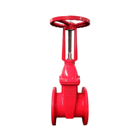 Vanne à opercule manuelle économique à tige montante, raccordement à bride, pour eau potable, en fonte ductile, joint EPDM, 1,6 MPa, usine chinoise