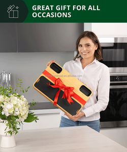 Ensemble planche à <span class=keywords><strong>fromage</strong></span> et couteau en bois de bambou extra large planche à <span class=keywords><strong>fromage</strong></span> personnalisée <span class=keywords><strong>charcuterie</strong></span> avec logo personnalisé - Product Image 6