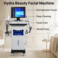 Appareil de nettoyage en profondeur à l'oxygène pour le visage, élimination des imperfections, lissage des ridules, hydratation du visage, resserrement des pores
