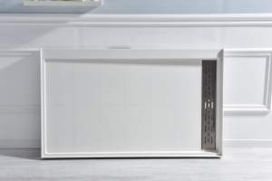 Nouveautés 2026 Prix d'usine Rehausseur <span class=keywords><strong>de</strong></span> <span class=keywords><strong>douche</strong></span> rectangulaire blanc en SMC 60x30x4 pouces <span class=keywords><strong>pour</strong></span> salle <span class=keywords><strong>de</strong></span> bain d'hôtel avec drainage - Product Image 6