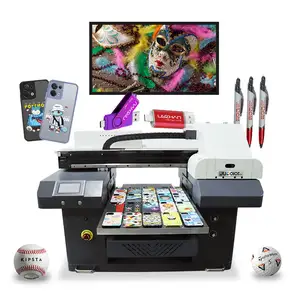 Jucolor Uv Lamp Printer Tx800 G5i Inkjet 3d Printing Acryl Glazen Beker Metaal A2 Flatbed Uv Printer