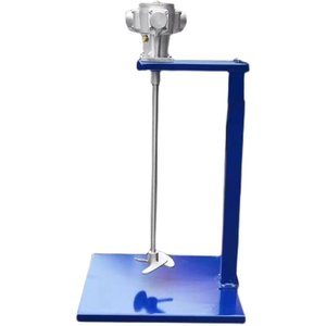 Mélangeur pneumatique de laboratoire portable de 25 gallons, 100 L max. Moteur d'agitation pneumatique pour la fabrication de peintures et produits chimiques en usine - Product Image 2