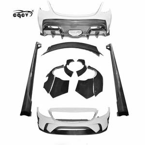 Pare-chocs avant et arrière, ensemble de carrosserie large, style CQCV, pour <span class=keywords><strong>Mercedes</strong></span> Benz classe C260 W205, <span class=keywords><strong>Mercedes</strong></span> Benz <span class=keywords><strong>C</strong></span> classe W205 - Product Image 4