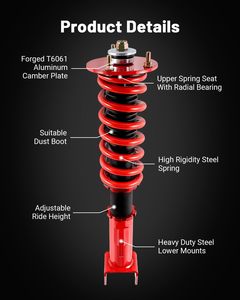 Amortisseurs GO Racing compatibles avec Dodge Charger/Challenger RWD 2011-2022 Chrysler <span class=keywords><strong>300</strong></span> 2011-2023, kit de réduction de hauteur réglable - Product Image 3
