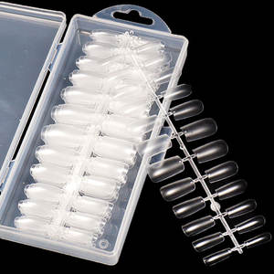 Hot Selling 240-Stuk Krasvrije Waterdruppelverlenging Nagelstickers Kunstmatige Vingernagels In Box Model Stijl Voor Vingers - Product Image 4