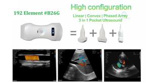 Ecógrafo Portátil <span class=keywords><strong>de</strong></span> 192 Elementos, 3.2-10Mhz, con la Mayor Penetración, Wifi, Doppler Color, Tipo Palm, con 3 Sondas <span class=keywords><strong>de</strong></span> Ultrasonido - Product Image 2