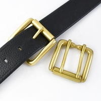 Boucle de ceinture en laiton pur pour homme, accessoires de ceinture Meetee KY754 40*37mm, qualité remplaçable, boucle à rouleaux