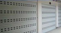 Puertas Enrollables de Malla de Acero Inoxidable de Alta Calidad, Automáticas y Antirrobo, Puertas de Seguridad para Exteriores para Tiendas