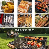 Brochettes plates en bambou écologiques jetables pour barbecue, 150g 500g, vente chaude