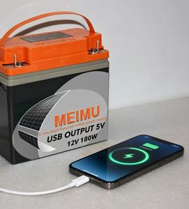 <span class=keywords><strong>Batterie</strong></span> portable 12V avec convertisseur, durable, couple élevé, extension de port multifonctionnelle pour voiture, extérieur et usage domestique - Product Image 2