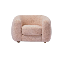 Fauteuil simple au design moderne et nouveau, canapé rembourré avec dossier