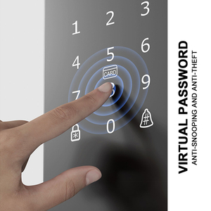 Nhà sản xuất tuya ttlock App Wifi vân tay thẻ thông minh an toàn sử thi mật khẩu gỗ kỹ thuật số cửa xử lý khóa với bàn phím - Product Image 6