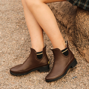 Bottes de pluie pour femmes, élégantes, imperméables, antidérapantes, recyclables, en caoutchouc, pour l'hiver, le printemps, l'été et l'automne - Product Image 5