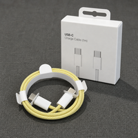 Câble de charge rapide USB C en gros, tressé en nylon, compatible avec iPhone et téléphones Android, câble de synchronisation de données PD
