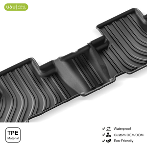 Alfombra de Piso para Auto Impermeable de TPE, Alfombra Interior Duradera para la Fila Trasera, para Toyota Hilux 2020 - Product Image 1