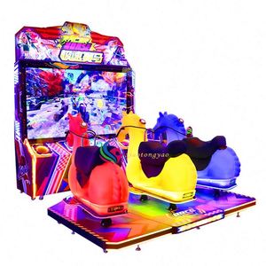 Simulador de Motocicleta Eléctrica de Lujo, Acrílico, para 3 Jugadores, 1750W, Máquina de Juego Arcade Operada con Monedas - Product Image 5