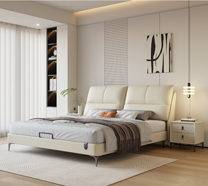 Sang trọng mềm giường Trung Quốc hiện đại mềm giường 2025 mới mềm giường đầu giường - Product Image 3