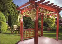 Pergola en bois couverture de pergola en bois, à bas prix, matériaux de rodage d'extérieur, mini maison carbonisée, montage facile, offre spéciale, 2020
