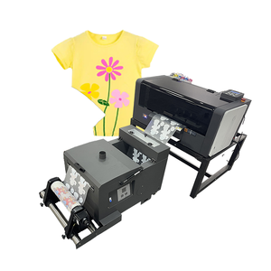 Impresora DTF Y más económica, máquina de impresión de camisetas, impresora DTF doble XP600 con máquina agitadora de polvo TTRHH - Product Image 1