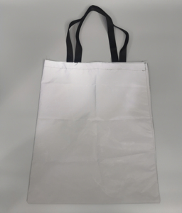 Custom Letter Reusable <b>Folding</b> Shopping Bag Portable Recycle Foldable Reflective Fabric Polyester Grocery Tote Bag - Product Image 6