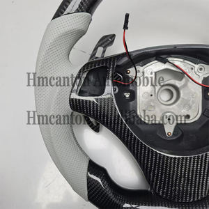 Volante Deportivo de Fibra de Carbono con Cuero Perforado para BMW Serie 3 E90 E91 E92 E93 - Product Image 5