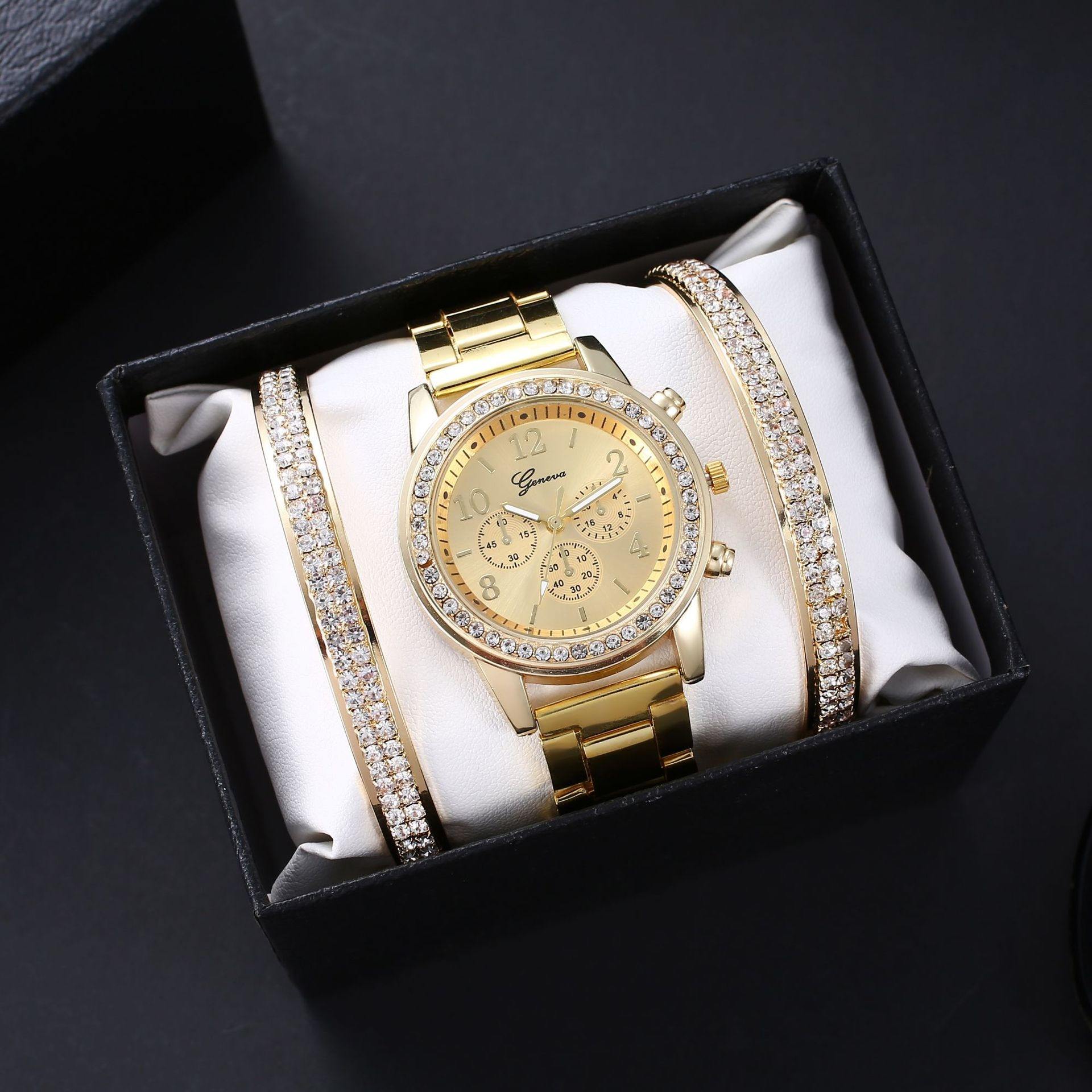 Bling Bling Montre Or Diamant Femme Diamants Montre Femme Avec