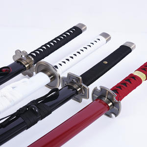 Minghu Anime espada nuevo Sauron y <span class=keywords><strong>Daoyi</strong></span> palabra otoño agua fantasma Toru nieve caminar madera bambú hoja japonesa espada Cosplay - Product Image 3