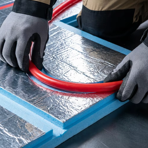 Panel <span class=keywords><strong>de</strong></span> Espuma <span class=keywords><strong>de</strong></span> <span class=keywords><strong>Poliestireno</strong></span> XPS Azul Pre-Ranurado <span class=keywords><strong>de</strong></span> 30 mm <span class=keywords><strong>de</strong></span> Espesor, con Lámina <span class=keywords><strong>de</strong></span> Aluminio, Resistente al Fuego con Clasificación B1, para Calefacción por Suelo Radiante, Fácil <span class=keywords><strong>de</strong></span> Instalar - Product Image 3