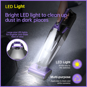 Xách tay cầm tay sứ Máy hút bụi, vật nuôi tóc Remover, dual-động cơ không dây chân không cho xe & Home sử dụng - Product Image 6