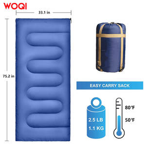 Zaino WOQI adulto e giovane piccolo, leggero, impermeabile stagione 3, <span class=keywords><strong>sacco</strong></span> a pelo attrezzatura da campeggio adatto per l'escursionismo - Product Image 2