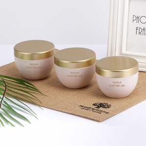 Sanle Custom Cream <b>Jar</b> 250g Round <b>Plastic</b> With Pull Out Lid For Cosmetic Facial Body Hair Use - Product Image 1