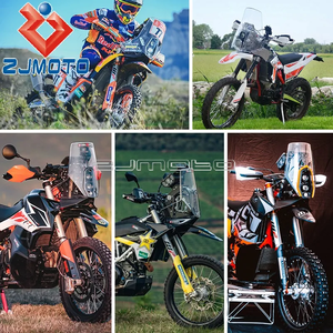 Pare-brise transparent pour <span class=keywords><strong>moto</strong></span>, carénage de phare avant, pare-brise pour 450 RALLY ENDURO 690 790 890 <span class=keywords><strong>BAJA</strong></span> 701 FE, flux d'air - Product Image 6