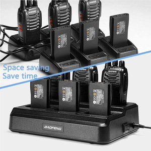 Baofeng เครื่องชาร์จ6ช่อง18W ชาร์จเร็วสำหรับแบตเตอรี่มาตรฐาน88ST888HD 888S 777S 666S - Product Image 2