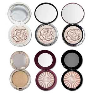 7 tonos de brillo duraderos, iluminador facial en polvo, bronce, resistente al agua, al horno y luz, contorno facial - Product Image 4