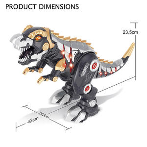 Dinosaurio robótico con <span class=keywords><strong>Control</strong></span> remoto inteligente recargable, juego de juguetes electrónicos para mascotas de simulación IR de 10 canales - Product Image 5