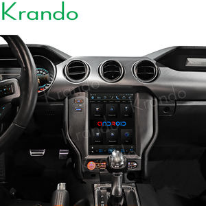 10.4 pouces Tesla Style Android Navigation pour <span class=keywords><strong>Ford</strong></span> <span class=keywords><strong>Mustang</strong></span> 2015-2020 voiture multimédia Radio stéréo lecteur sans fil CarPlay DSP 4G - Product Image 3