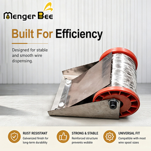Beehive Frame Wire Holder Stand Galvanized Steel Wire Reel Dispenser for <b>Foundation</b> Wire - Product Image 5