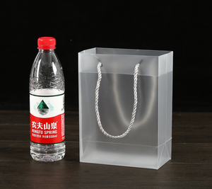 Chất lượng cao bán buôn <span class=keywords><strong>PVC</strong></span> Túi mua sắm trong suốt với dây thừng xử lý phong cách mới không thấm nước cho chương trình khuyến mãi - Product Image 3